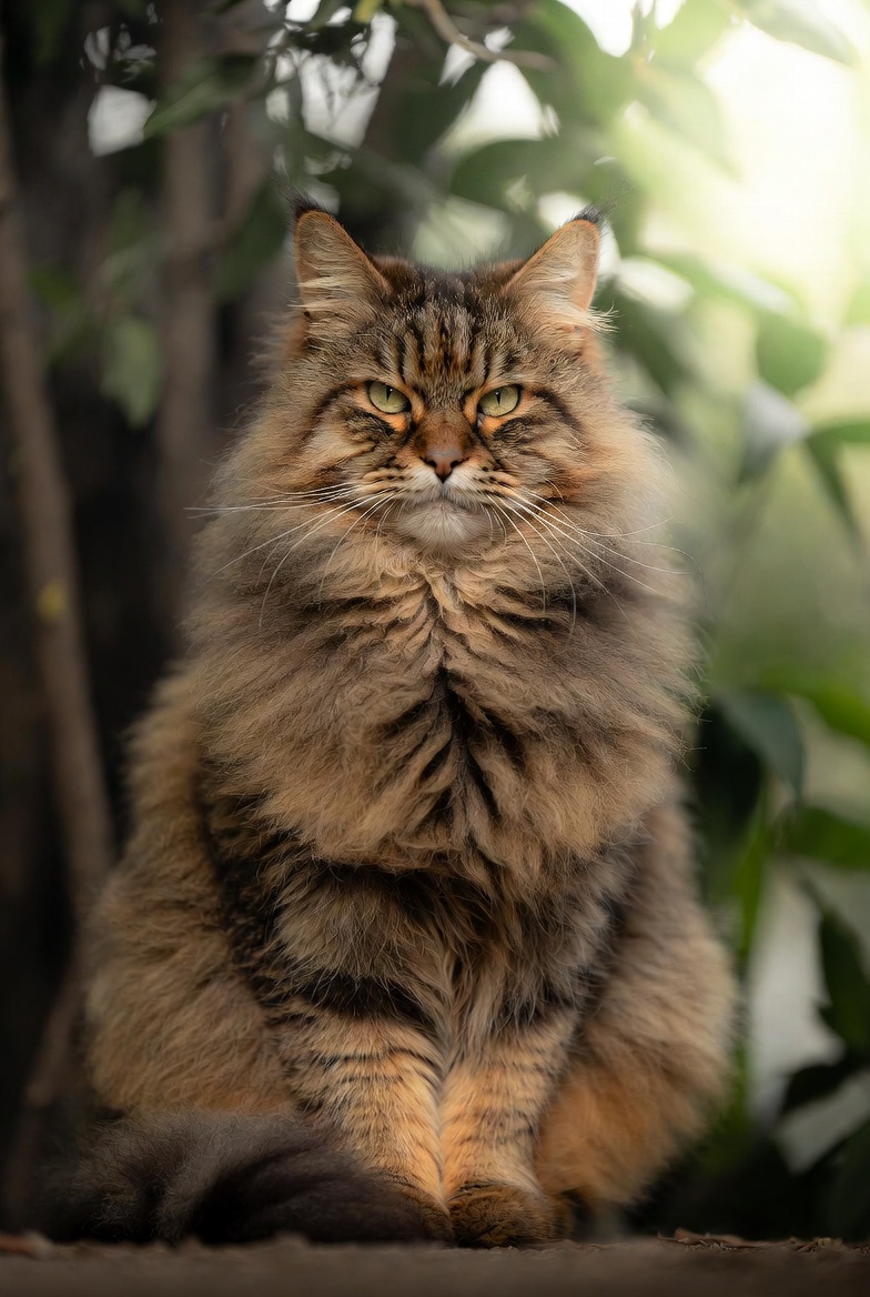 Traditional Siberian cat